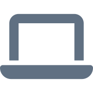 Laptop icon representing local file reading