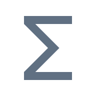 Sigma (sum) icon representing cost aggregation and analysis